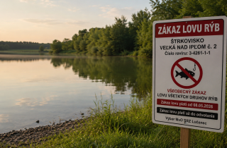 Štrkovisko Veľká nad Ipľom č. 2 – všeobecný zákaz lovu rýb od 8. 5. 2026 Štrkovisko Veľká nad Ipľom č. 2 – všeobecný zákaz lovu rýb od 8. 5. 2026