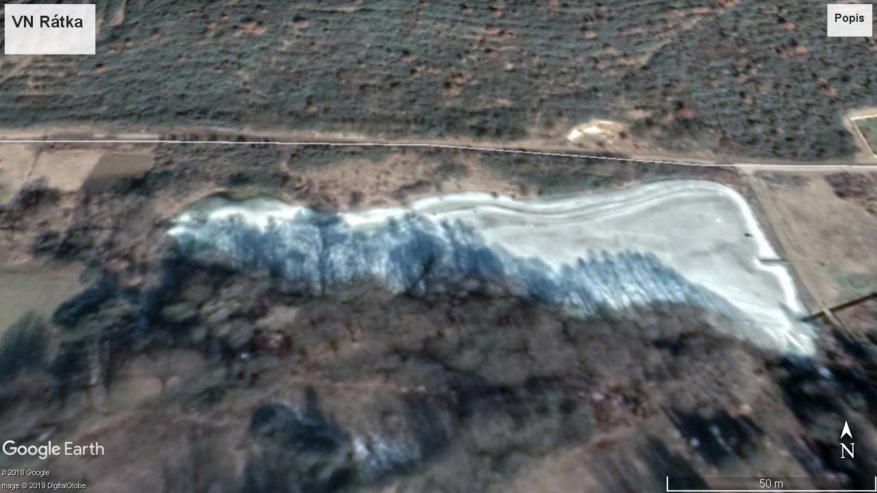 Vodná nádrž Rátka - letecký snímok-221