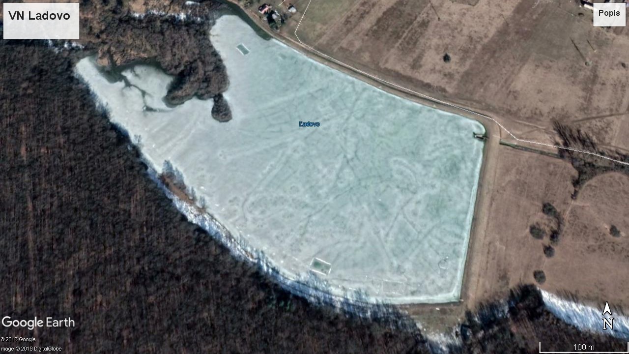 Vodná nádrž Ľadovo - letecký snímok-234